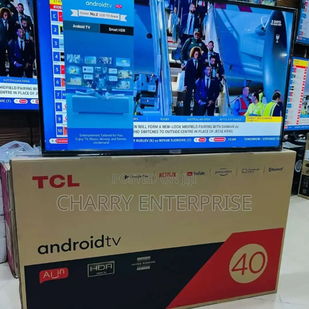 TCL Smart Android Tv 40 Inch Chrome Castbuilt -In