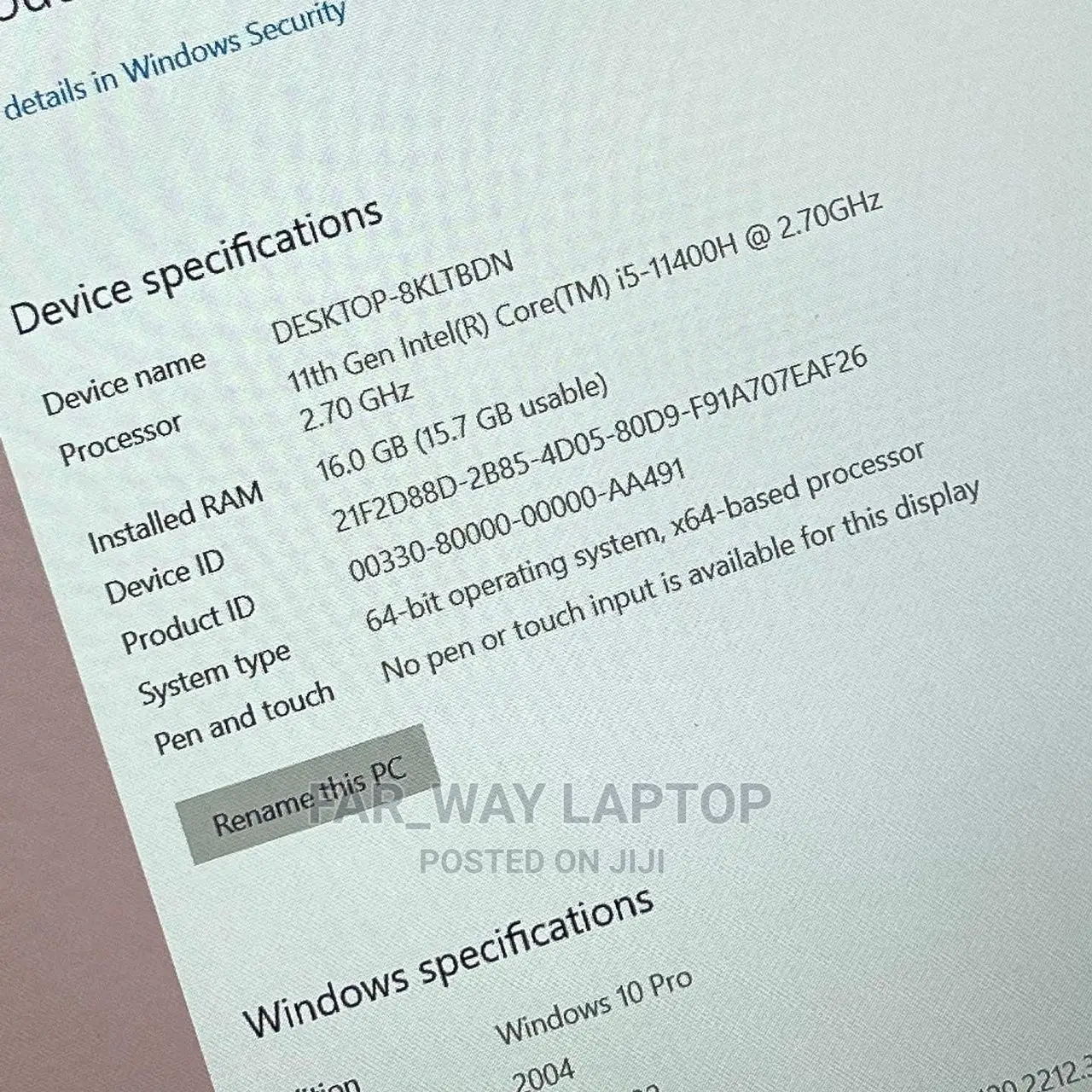 New Laptop MSI Katana GF66 16GB Intel Core I5 SSD 512GB