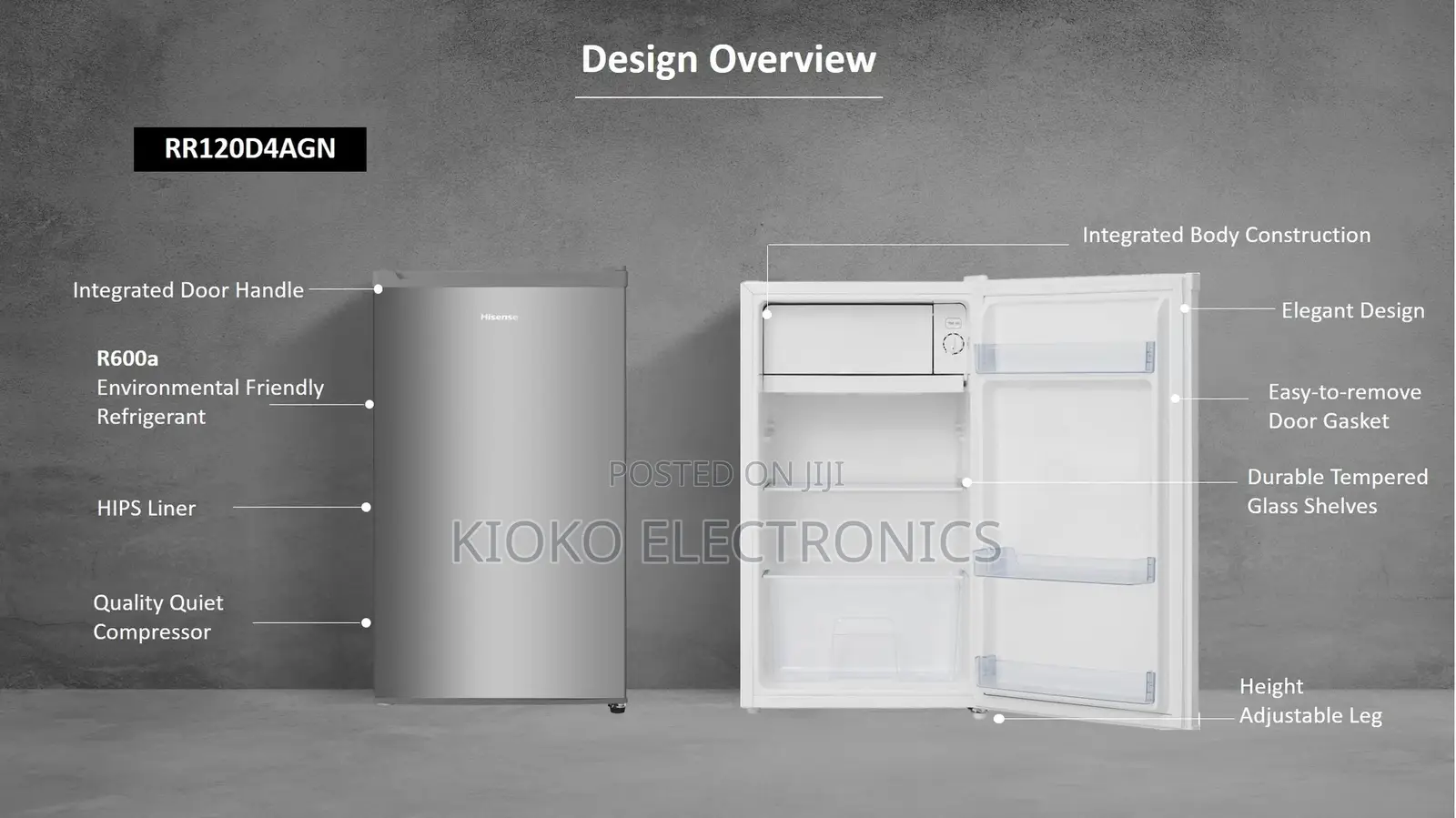 Hisense Single Door Fridge