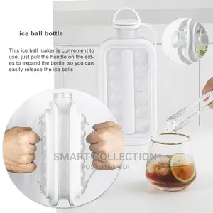 2 in 1 Ice Ball Maker Bottle/Ice Cubes