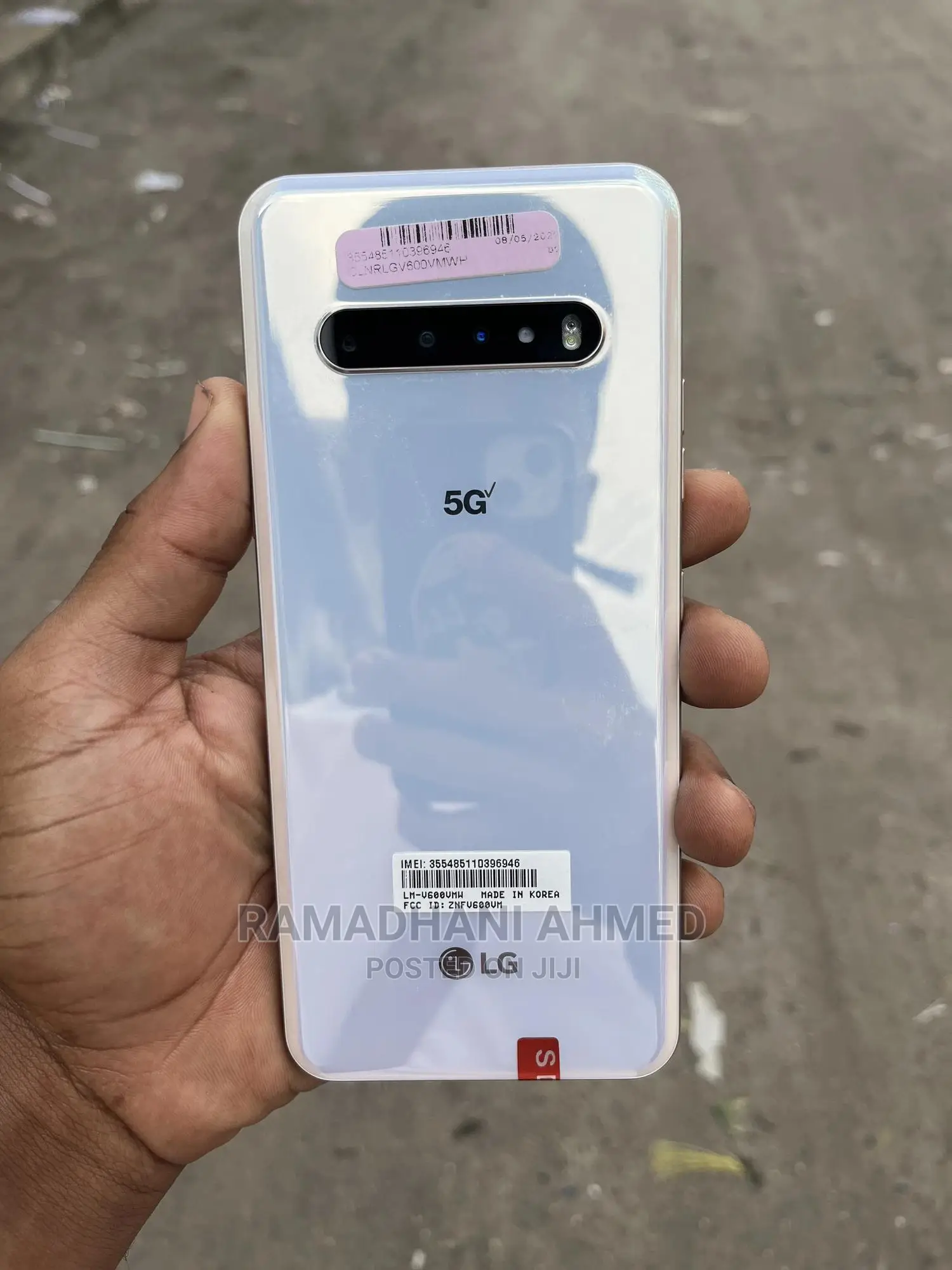 LG V60 ThinQ 128 GB White