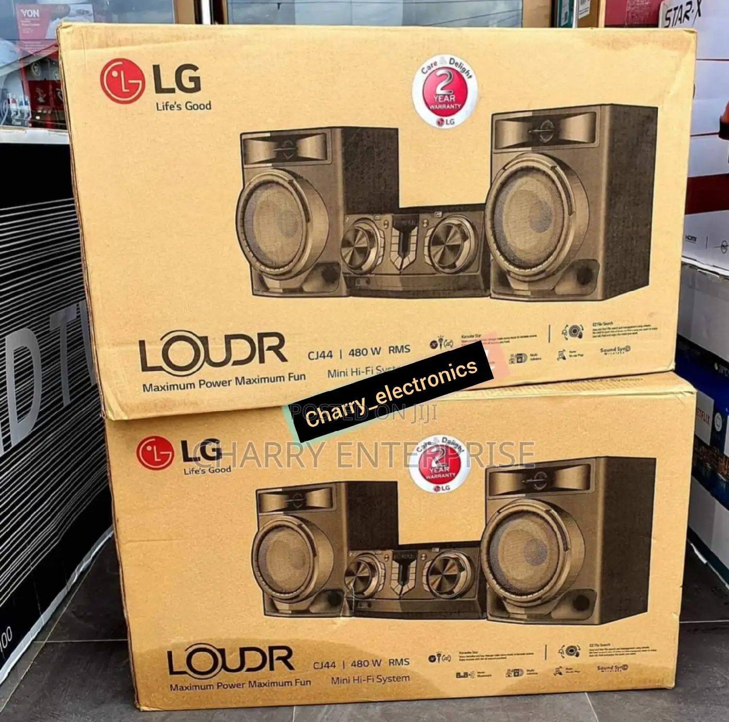 LG XBOOM Mini Hi-Fi CJ44 Music480WKARAOKE Features