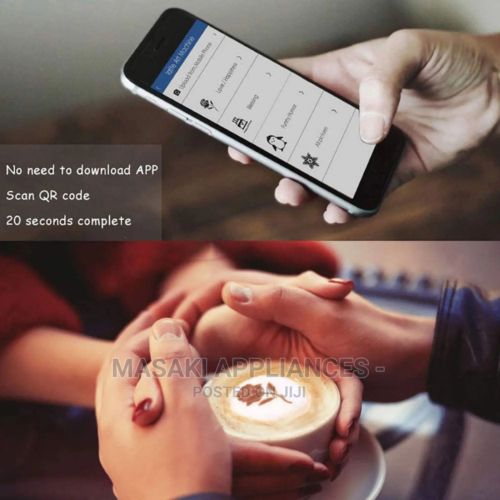 EVEBOT Coffee Printer Machine Digital Wifi Edible Ink 3D