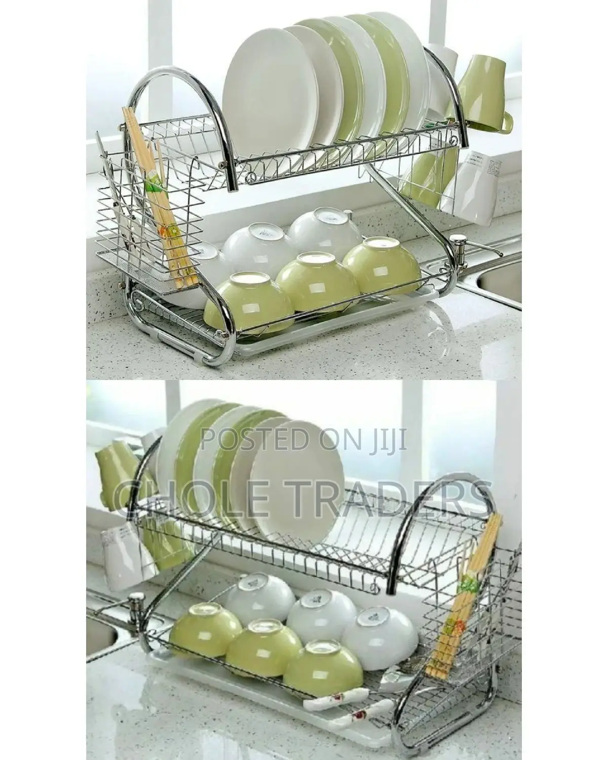 2 Layer Dish Rack / Drainer