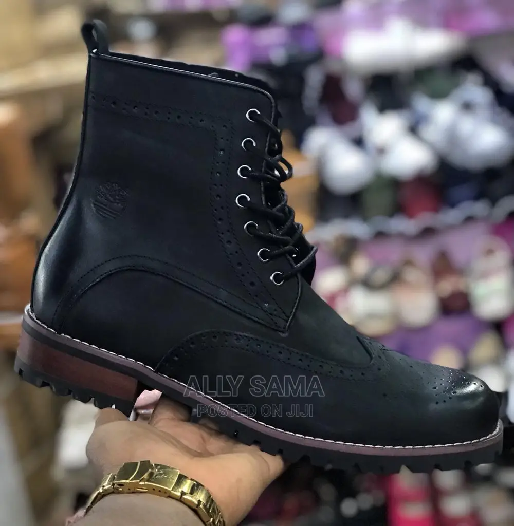 Timberland Black Pure Leather