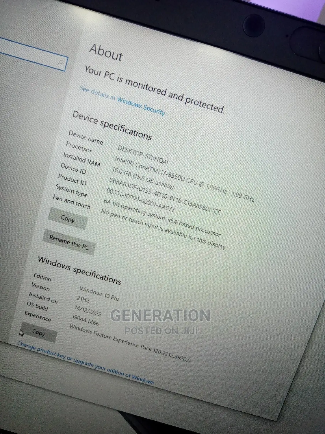Laptop HP Zbook Fury 15 G7 16GB Intel Core I7 SSD 512GB