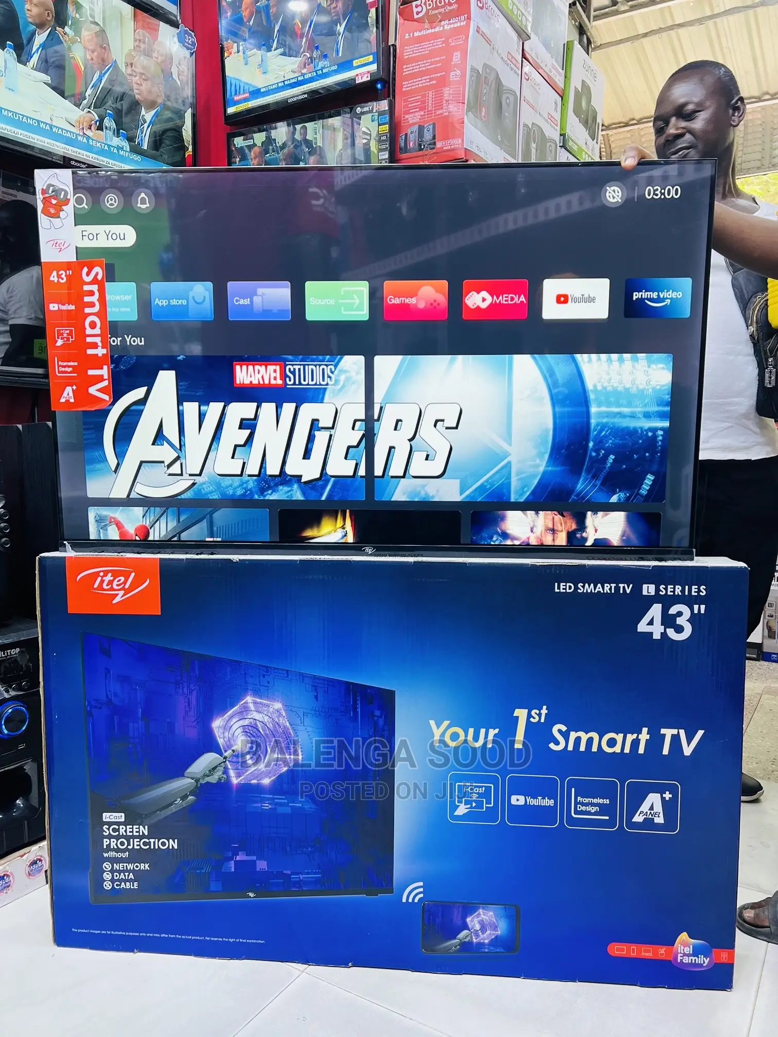 Itel Smart TV Inch 43