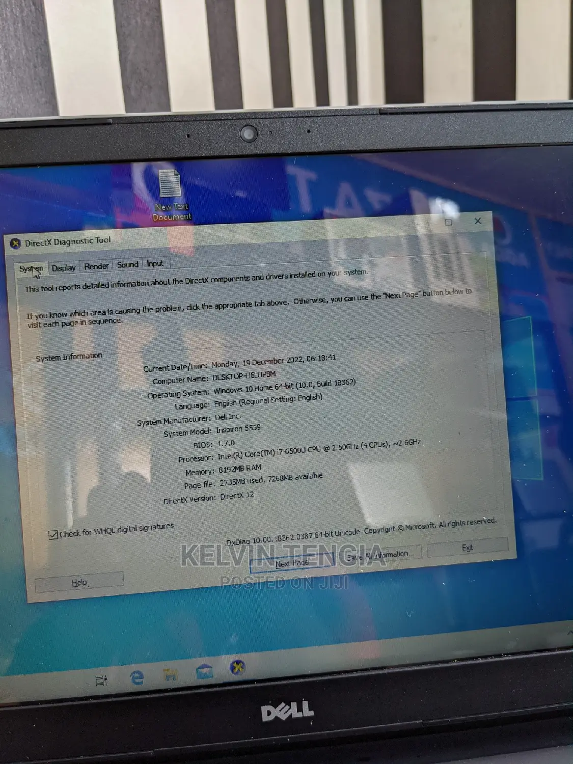 Laptop Dell Inspiron 15 5558 8GB Intel Core I7 HDD 1T