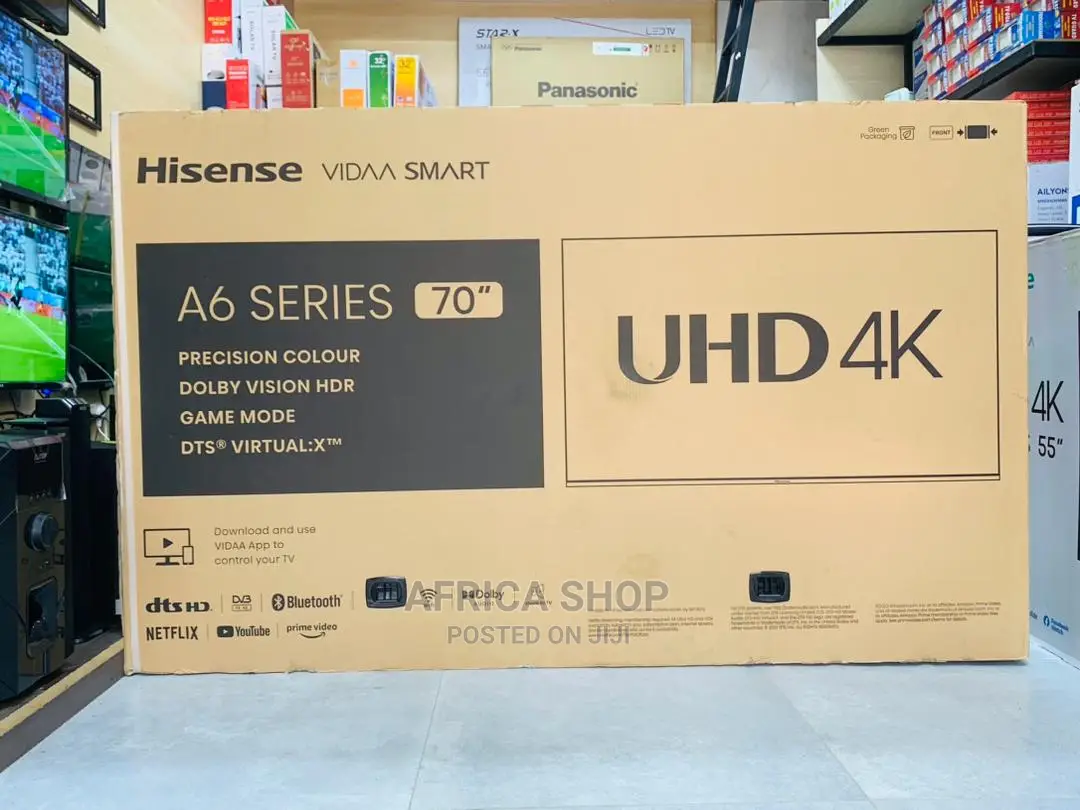 Hisense Smart UHD 70inch Latest Model 70A6H