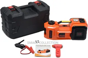 Electric Hydraulic Car Jack Set With Tire Pump and LED