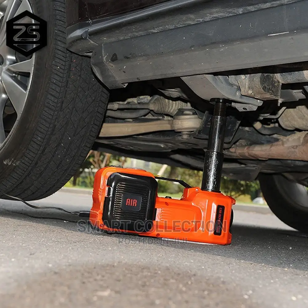 Electric Hydraulic Car Jack Set With Tire Pump and LED