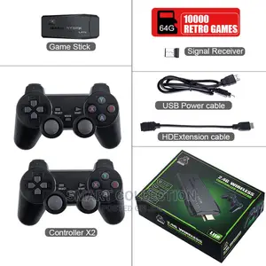 2.4G Wireless Controller HDMI Game Stick 64GB Game Console