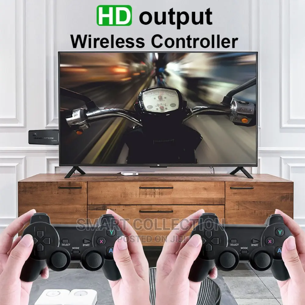 2.4G Wireless Controller HDMI Game Stick 64GB Game Console