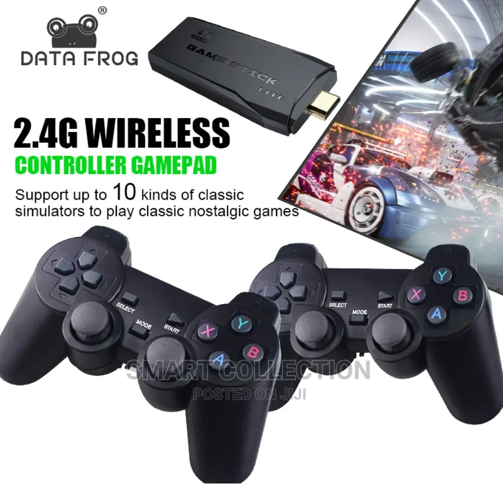 2.4G Wireless Controller HDMI Game Stick 64GB Game Console