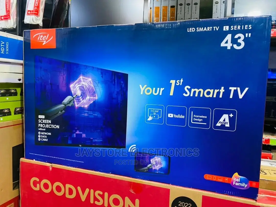 Itel Smart and Frameless Tv 43 Inches