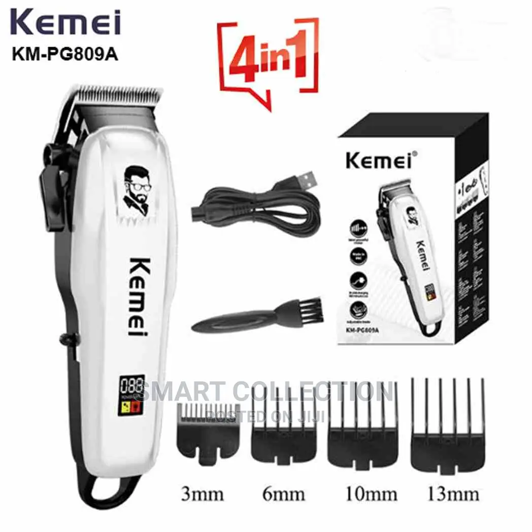 Kemei KM-PG809A Rechargeable Electric Hair Clipper Trimmer