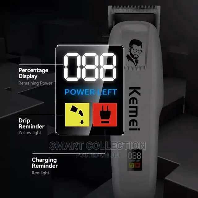 Kemei KM-PG809A Rechargeable Electric Hair Clipper Trimmer