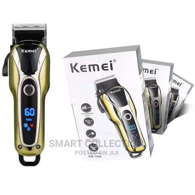 Kemei KM-1990 Rechargeable Classic Clipper With LED DISPLAY
