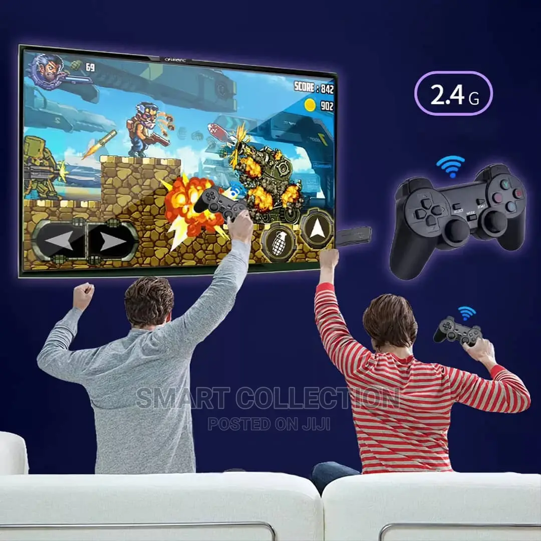 2.4G Wireless Controller HDMI Game Stick 64GB Game Console