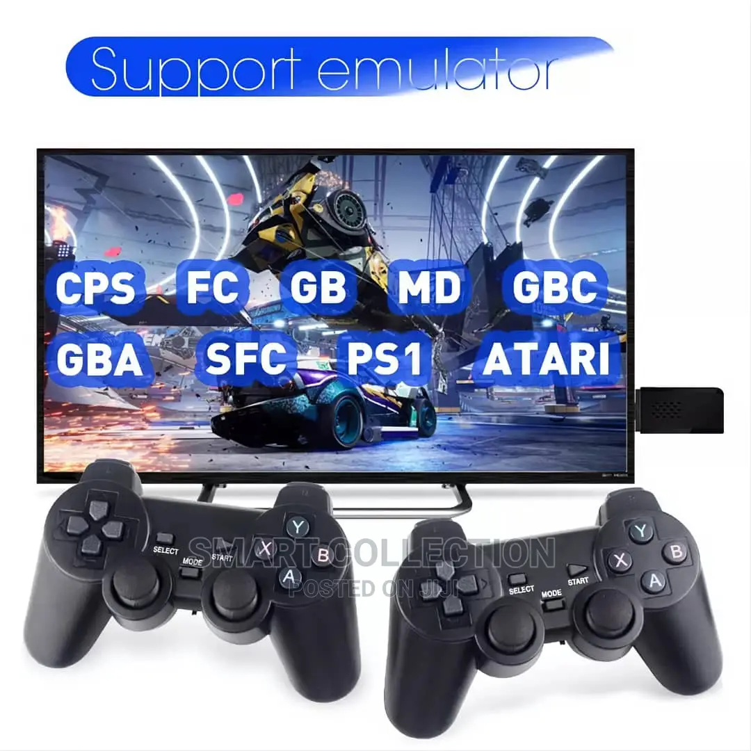 2.4G Wireless Controller HDMI Game Stick 64GB Game Console