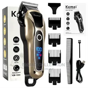 Kemei KM-1990 Rechargeable Classic Clipper With LED DISPLAY