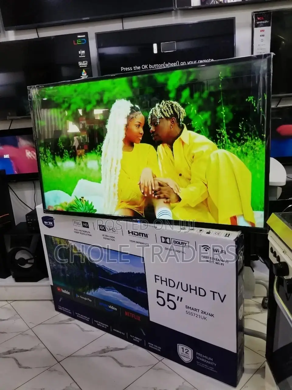 Mr.Uk 55 Inches LED Smart TV