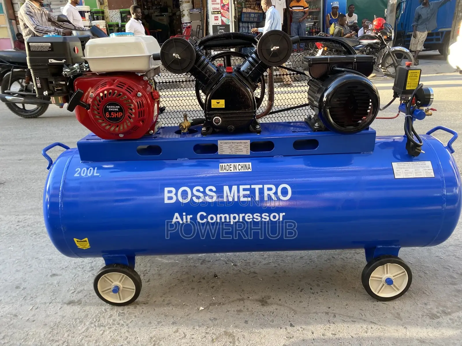 Compressor 200liter 2in1