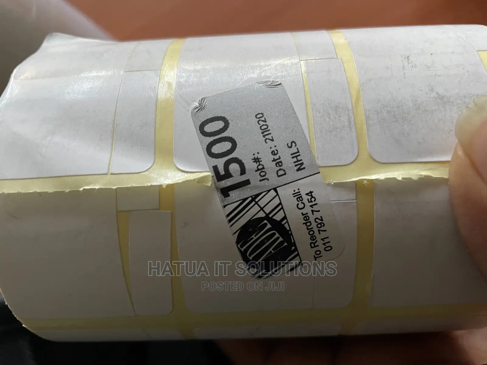 Direct Thermal Barcode Label 34mmx50mm, 3 Across