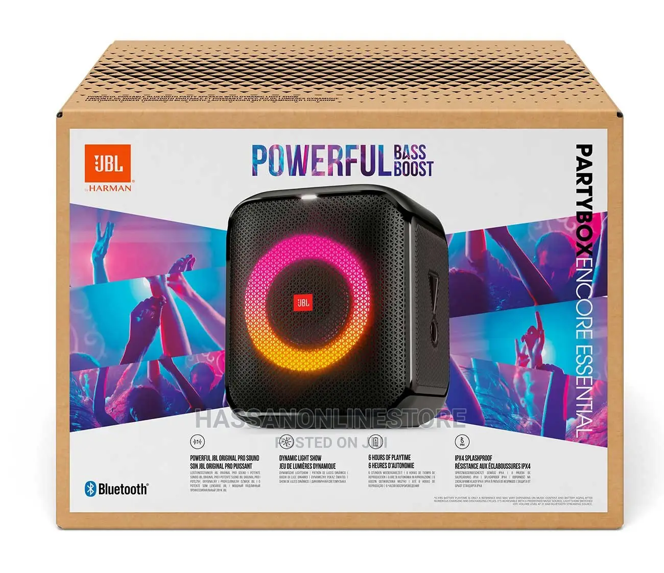 JBL Partybox Encore Essential Wireless Speaker - Black