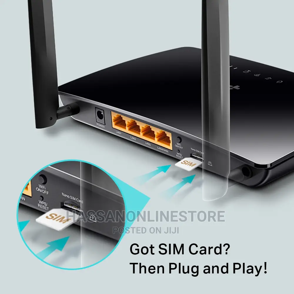 Tp-Link MR6400 300 MBPS 4G Mobile Wi-Fi Router, SIM Slot