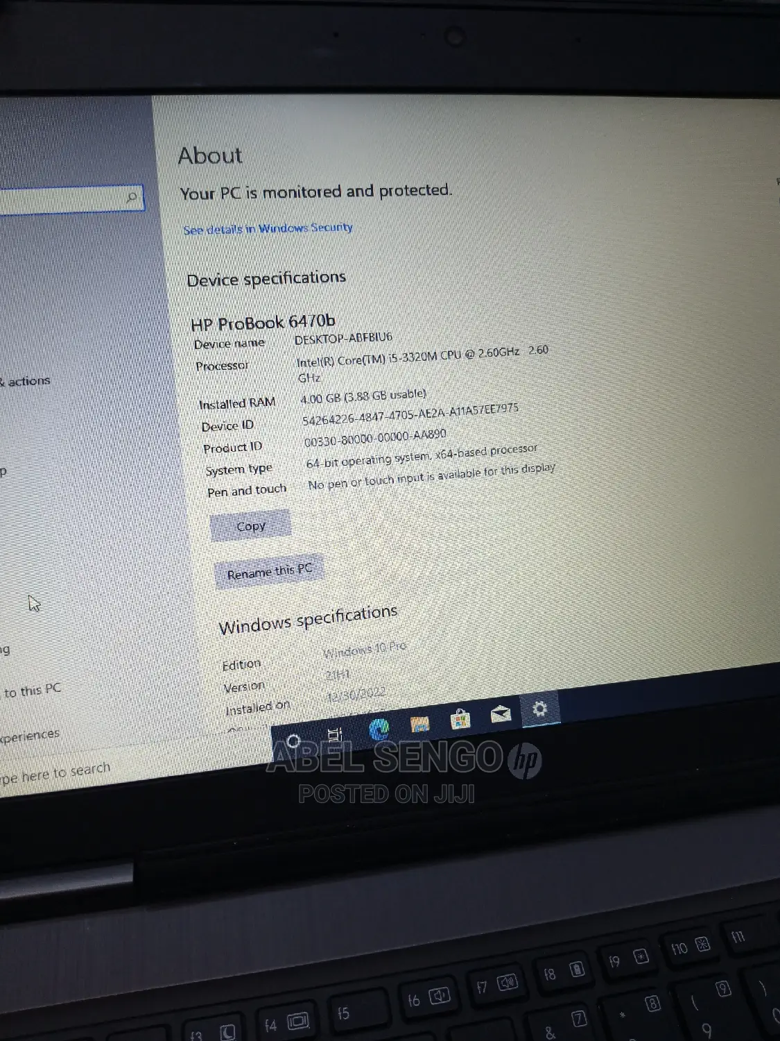 Laptop HP ProBook 6360B 4GB Intel Core I5 HDD 500GB