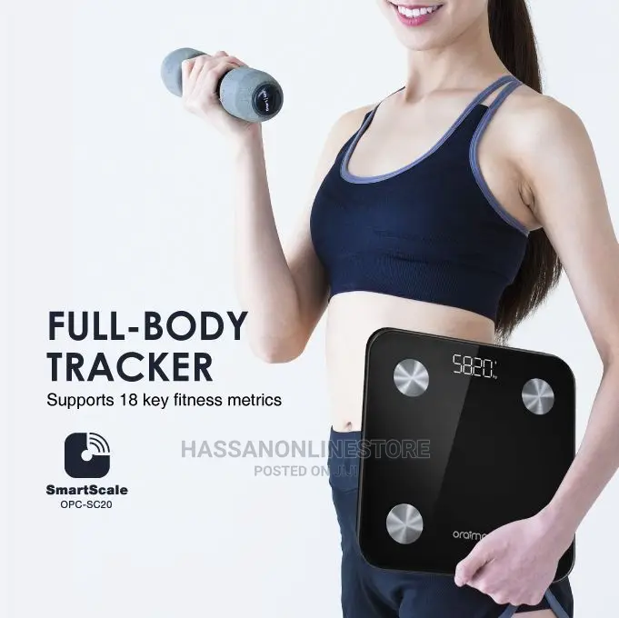 Oraimo Smartscale 18 Key Fitness Metrics Body Weight Scale