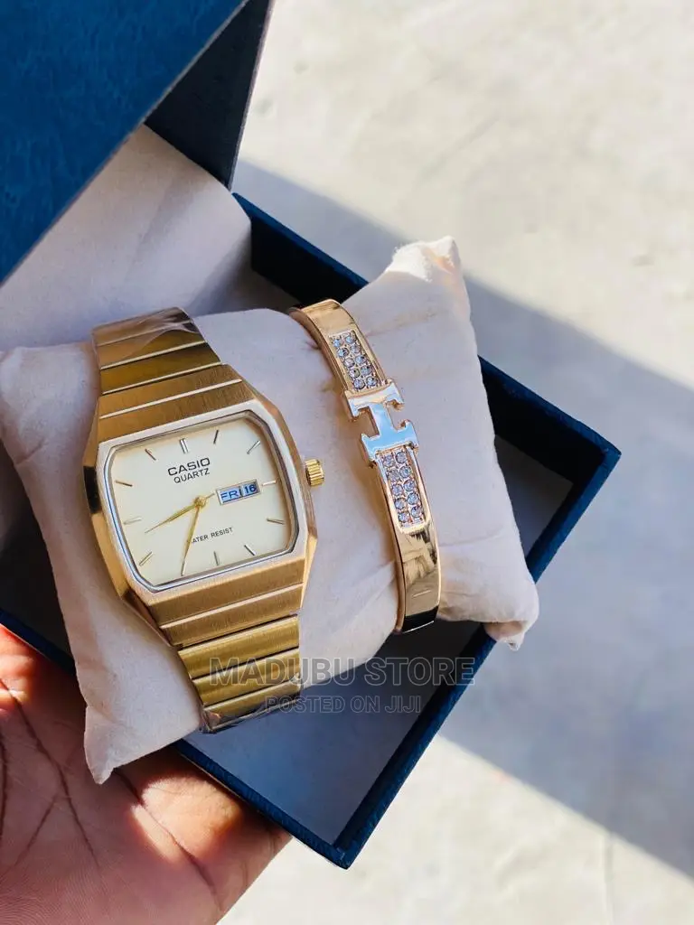 A Set of Watch + Bracelet