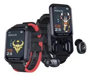Smart Watch With Earbuds