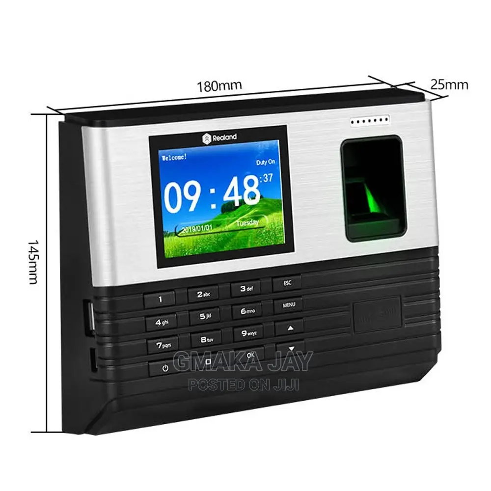 Realand AL355 Fingerprint Time and Attendance Machine
