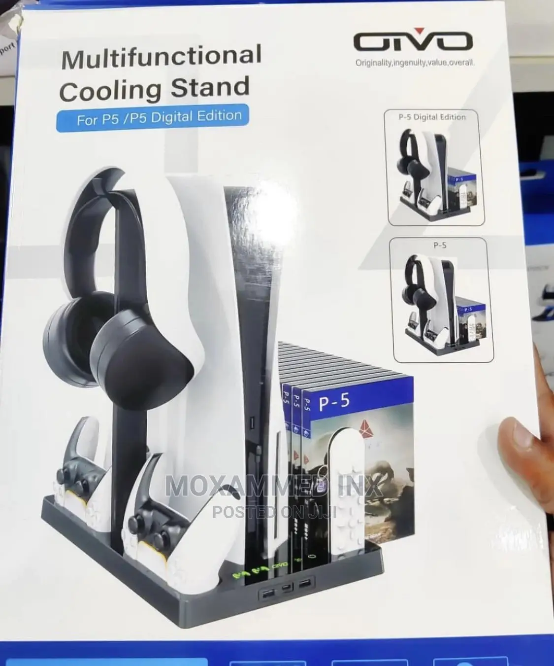 Multifunctional Cooling Stand for PS5
