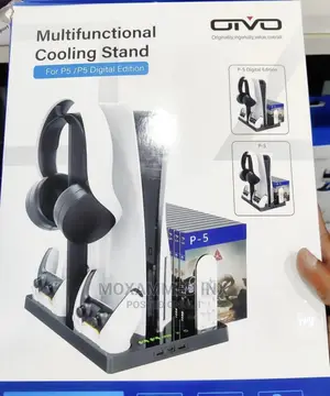 Multifunctional Cooling Stand for PS5