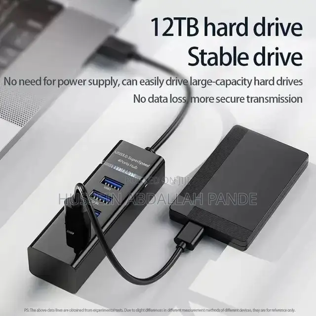 Usb 3.0 Hub 4-Port High-Speed USB Splitter