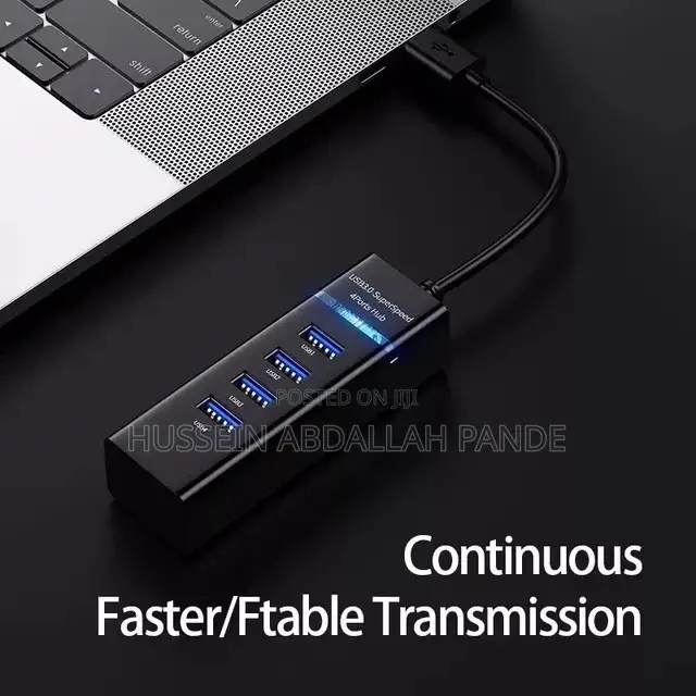 Usb 3.0 Hub 4-Port High-Speed USB Splitter