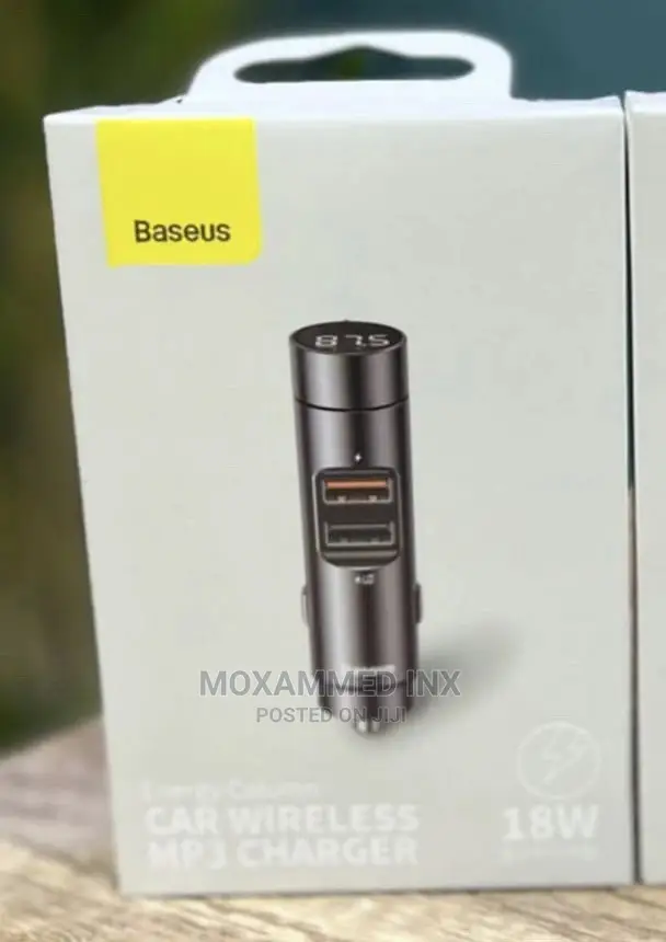 Baseus 18W Car Charger FM Transmitter Wireless Handsfree