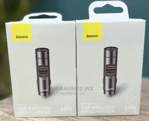 Baseus 18W Car Charger FM Transmitter Wireless Handsfree