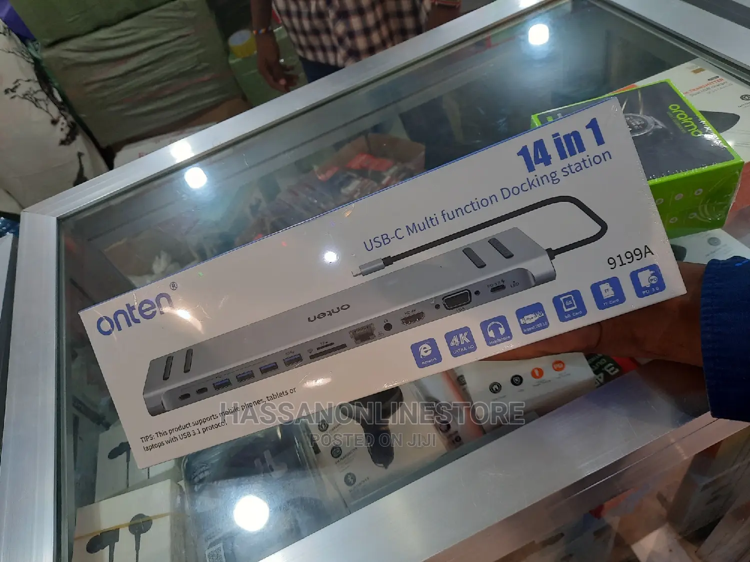 Onten 9199a Type C 14 in 1 Multifunction Docking Hub