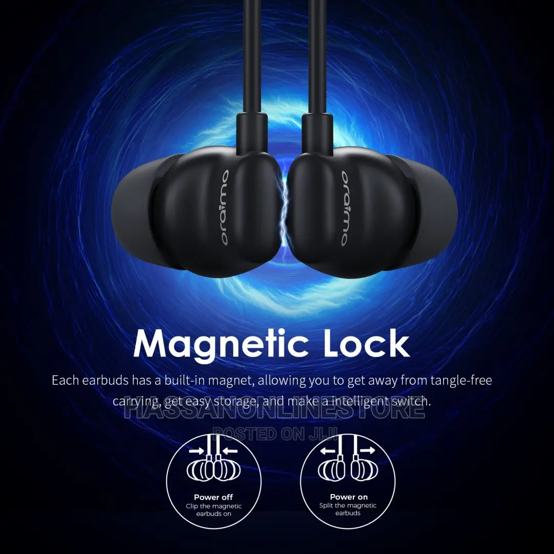 Oraimo Necklace 4 Dual EQ Multiple Connection 50-Hr Playtime