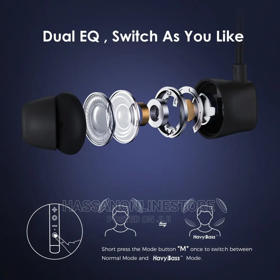 Oraimo Necklace 4 Dual EQ Multiple Connection 50-Hr Playtime