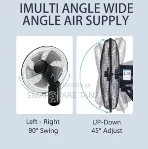 Wall Mounted Fan With Clip for Home, Table, Office