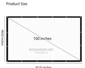 Foldable Projector Screen 100inches