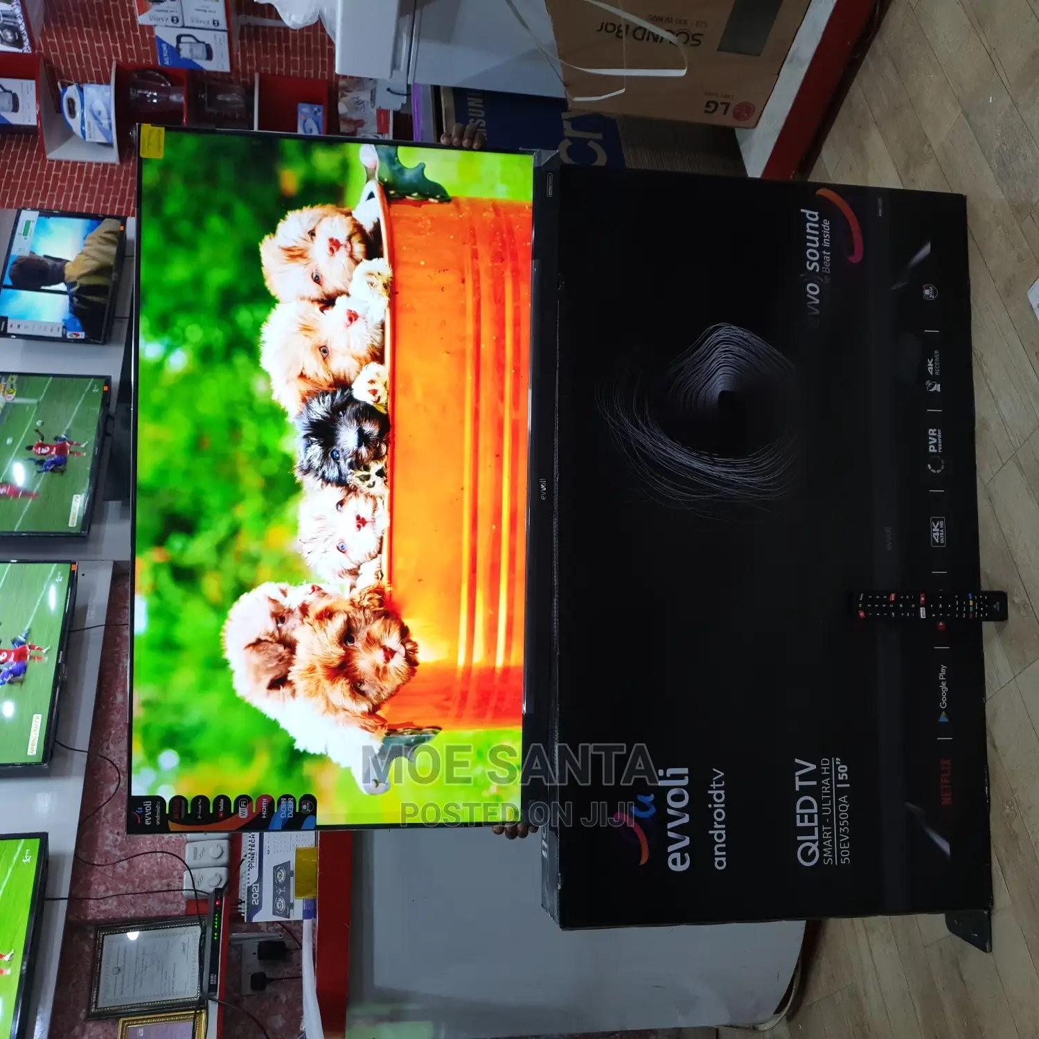 Evvoli Smart Tv Qled Inch 50 ( Smart 4k Android)