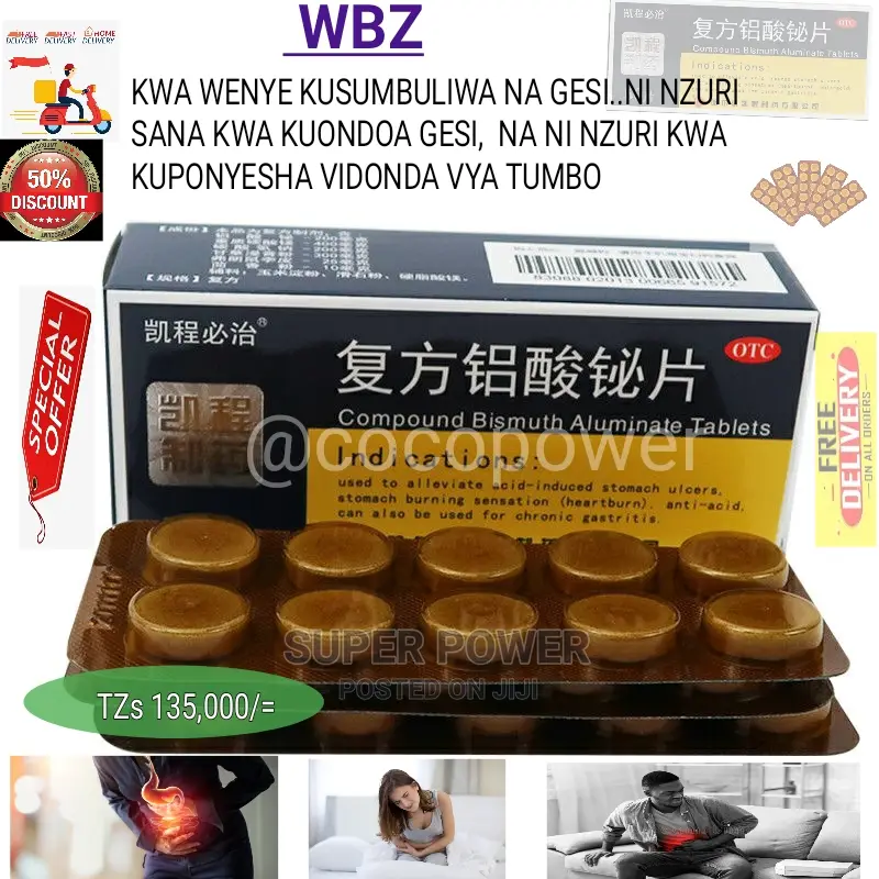 Compound Bismuth Aluminate Tablets