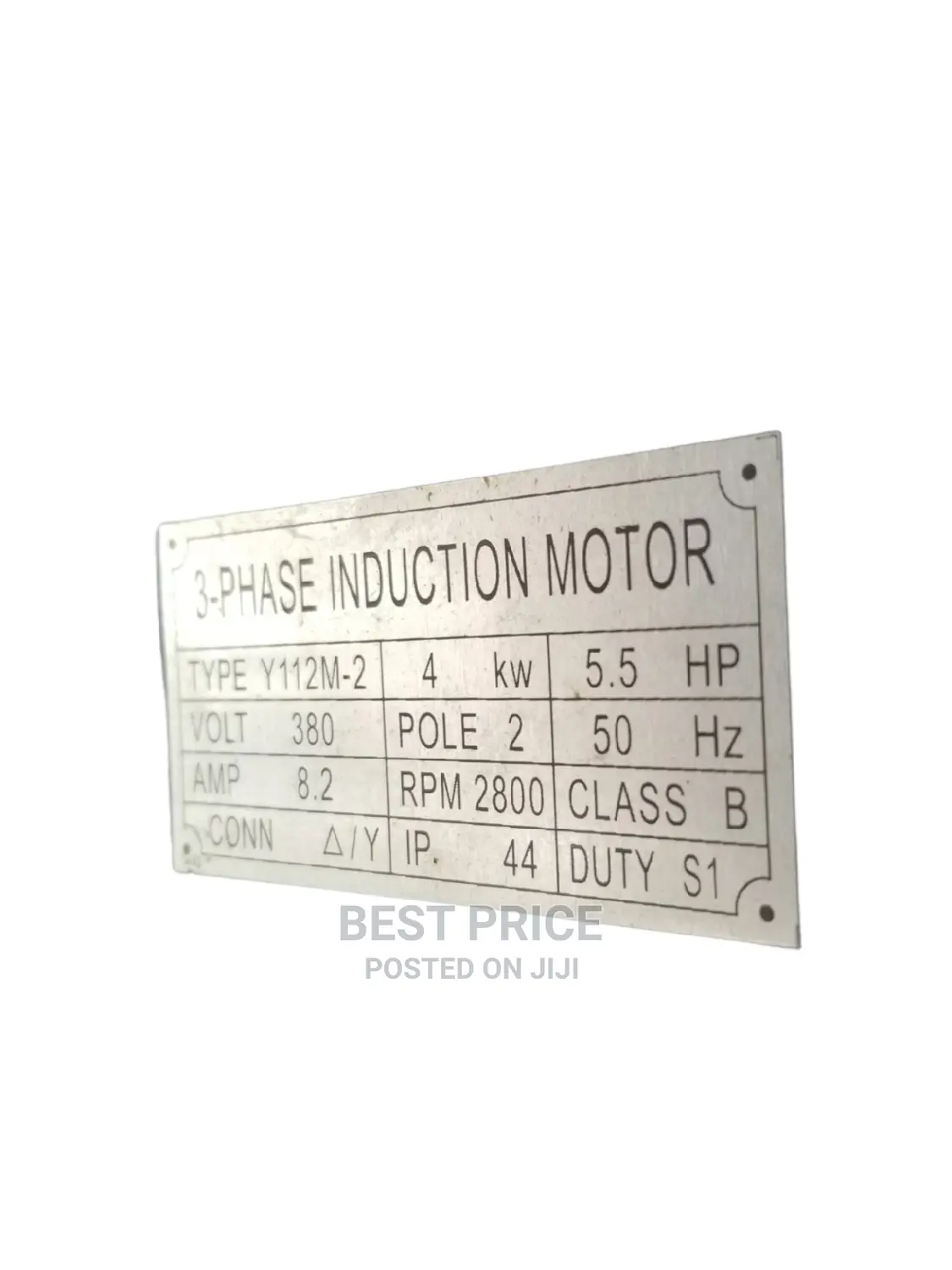 Air Compressor Motor Phase 3 HP 7.5