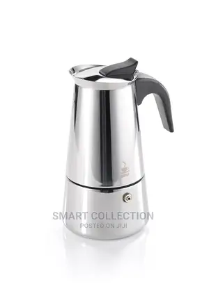 4 Cup Espresso Coffee Maker Stainless Steel